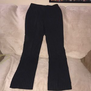 Black with silver and purple pinstripes size 5/6 pants 💕